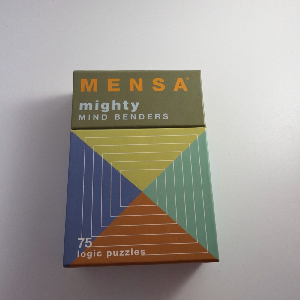 Mensa 75 Logic Puzzles Boxed Set- BrainTeasers